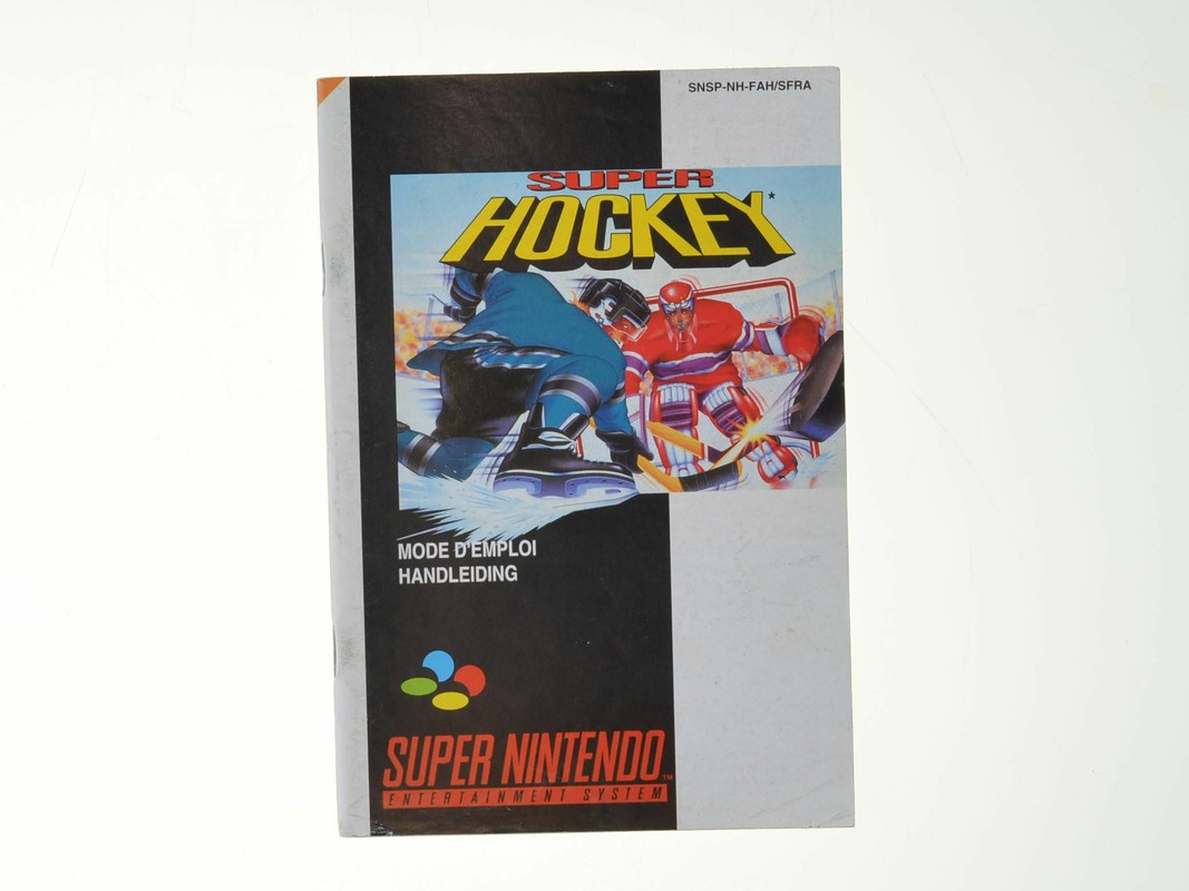 Super Hockey - Manual Kopen | Super Nintendo Manuals