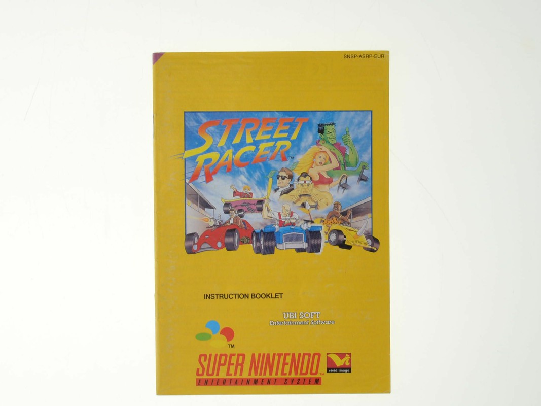 Street Racer - Manual Kopen | Super Nintendo Manuals