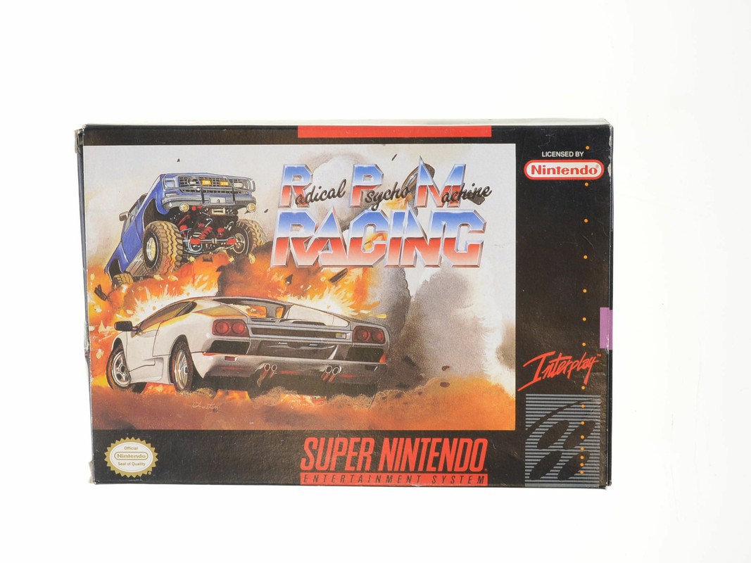 Radical Psycho Machine Racing [NTSC] - Super Nintendo Games [Complete]