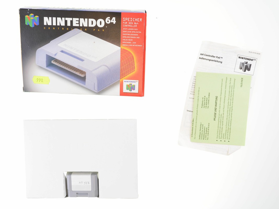 Originele Nintendo 64 Memory Card [Complete]