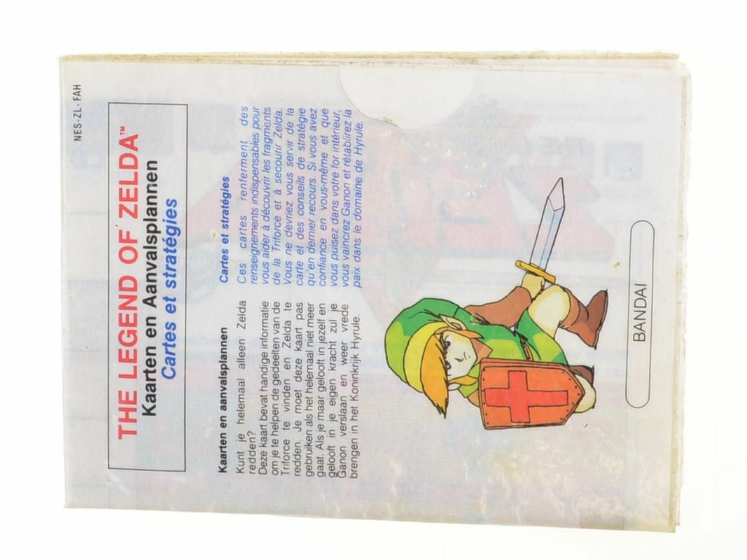 The Legend of Zelda Kaarten en Aanvalsplannen - Manual - Nintendo NES Manuals