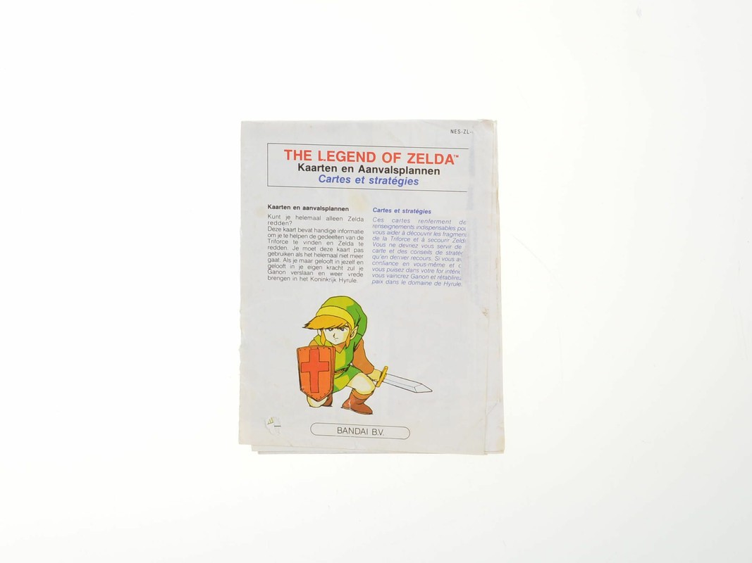 The Legend of Zelda Kaarten en Aanvalsplannen - Manual - Nintendo NES Manuals
