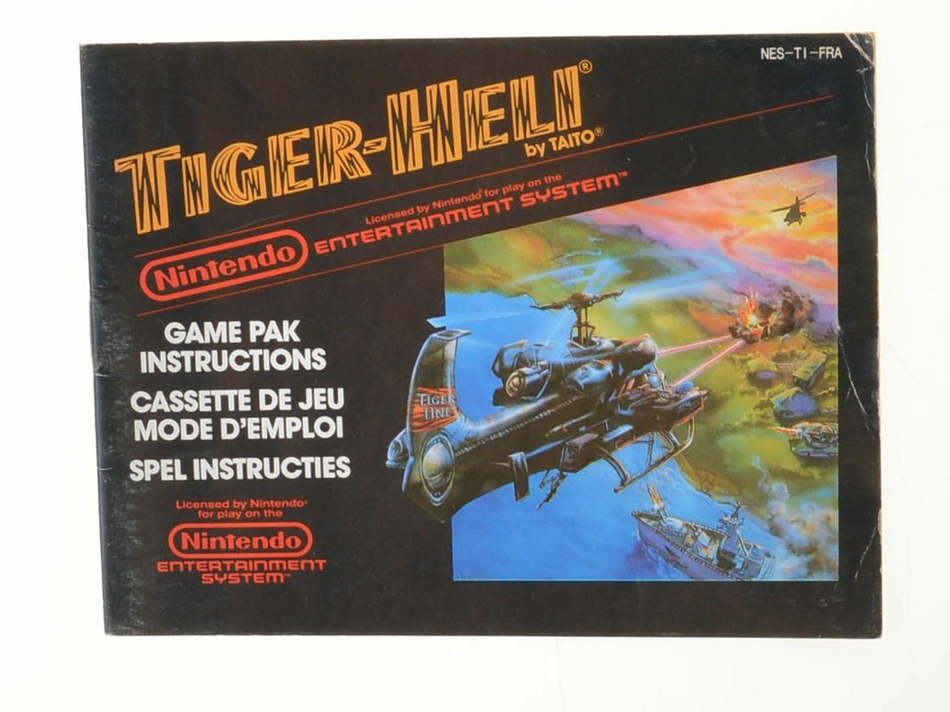 Tiger-Heli - Manual - Nintendo NES Manuals