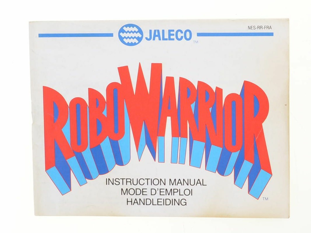 RoboWarrior - Manual - Nintendo NES Manuals