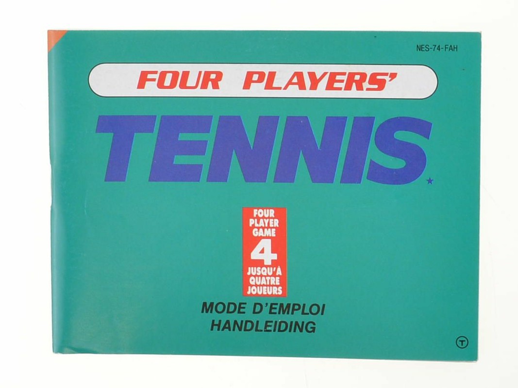 Four Players' Tennis - Nintendo NES Games