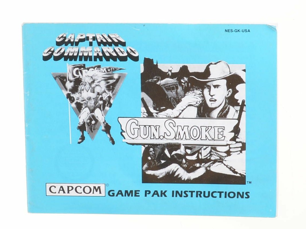 Gun Smoke - Manual - Nintendo NES Manuals