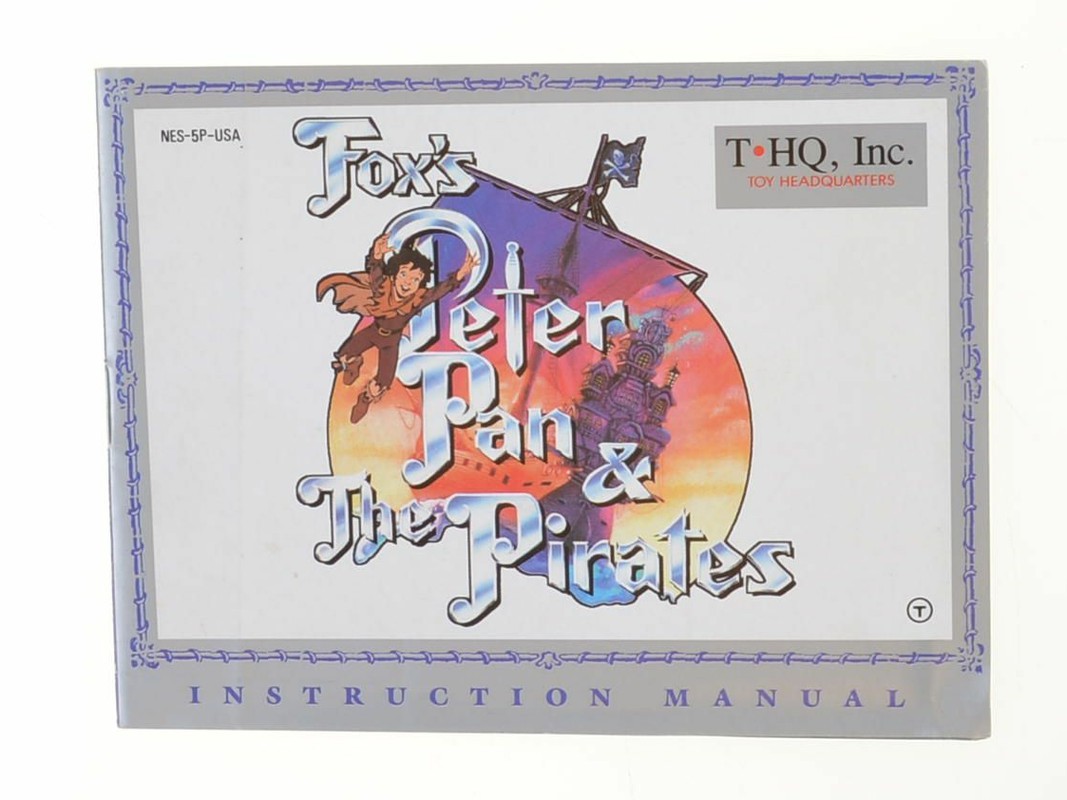 Fox's Peter Pan & The Pirates - Manual - Nintendo NES Manuals
