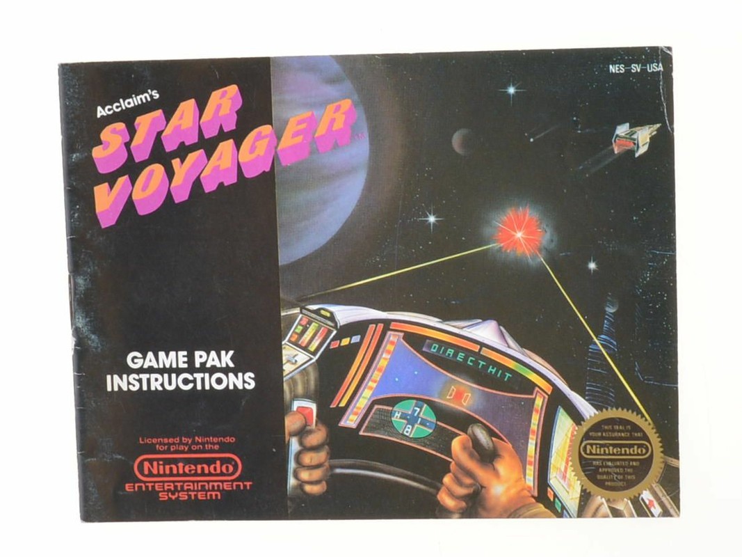 Star Voyager - Manual - Nintendo NES Manuals