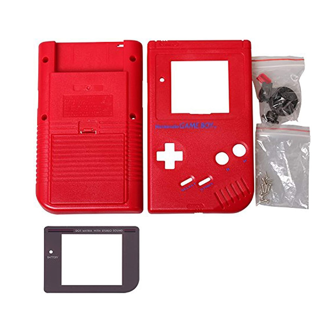 Gameboy Classic Shell - Red - Gameboy Classic Hardware