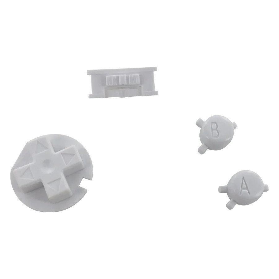 Gameboy Color Button Set - White - Gameboy Color Hardware