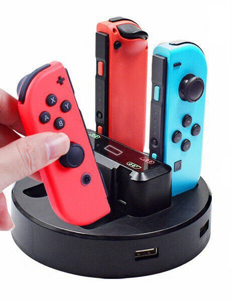 Nieuw Oplaadstation voor Nintendo Switch Joy-Con Controllers - Nintendo Switch Hardware - 2