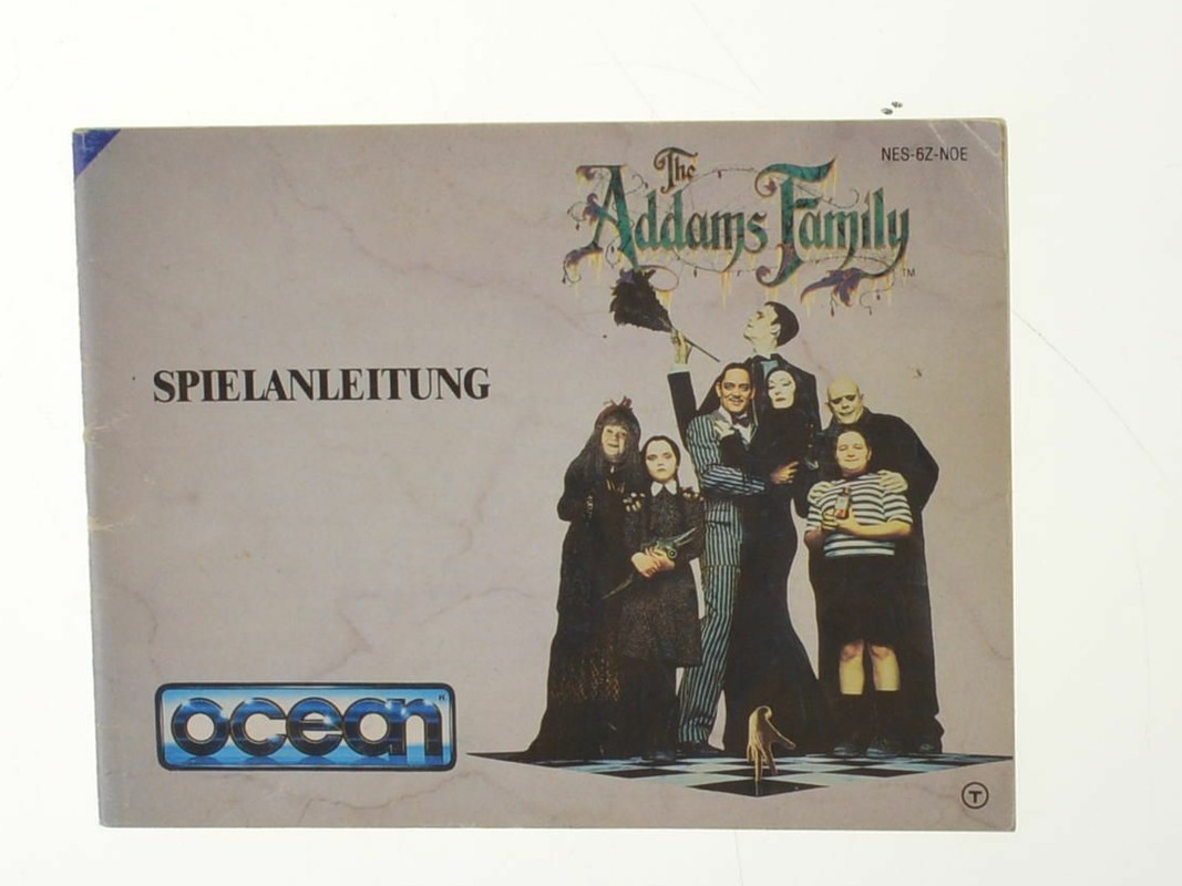Addams Family (German) - Manual - Nintendo NES Manuals