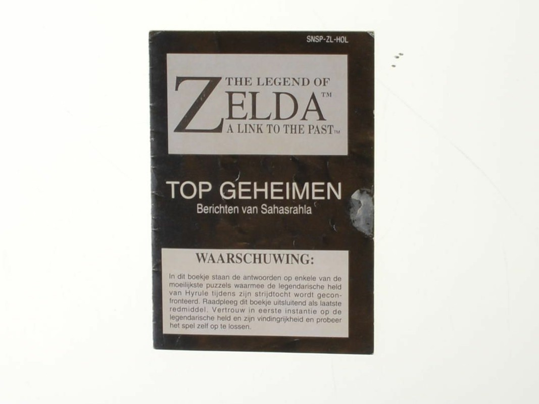 The Legend of Zelda A Link to the Past - Top Geheimen - Manual - Super Nintendo Manuals