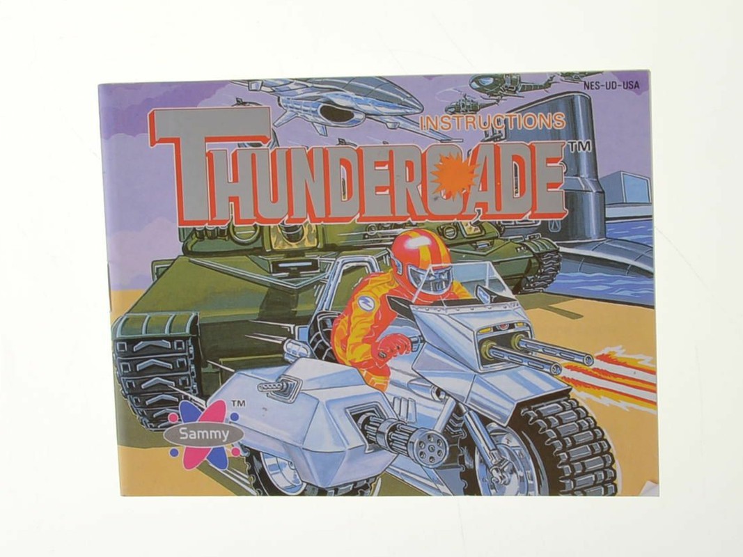 Thundercade - Manual - Nintendo NES Manuals