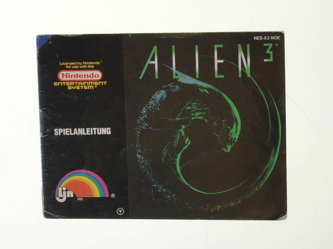 Alien 3 (German) - Manual - Nintendo NES Manuals