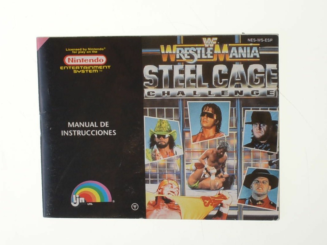 Wrestlemania Steel Cage Challenge (Spanish) - Manual - Nintendo NES Manuals
