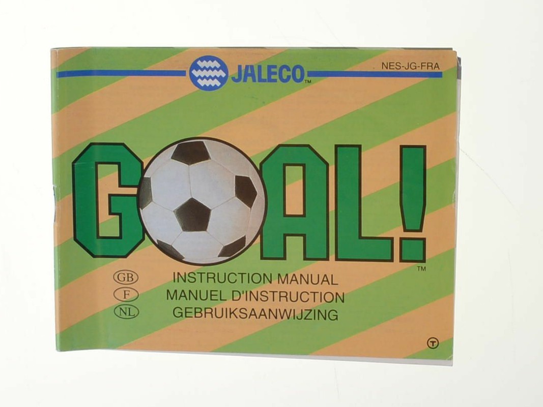 Goal - Manual Kopen | Nintendo NES Manuals