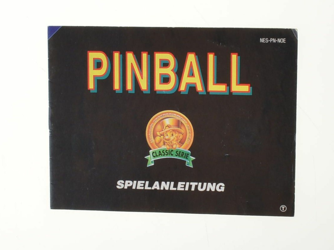 Pinball Classic Series (German) - Manual - Nintendo NES Manuals