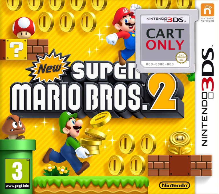 New Super Mario Bros. 2 - Cart Only - Nintendo 3DS Games
