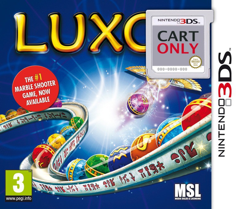 Luxor - Cart Only - Nintendo 3DS Games