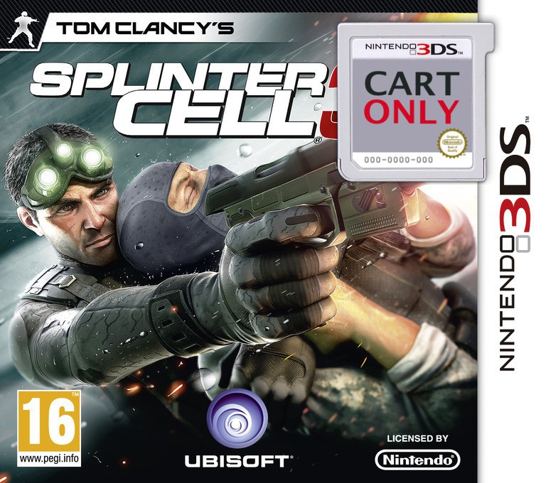 Tom Clancy's Splinter Cell 3D - Cart Only - Nintendo 3DS Games