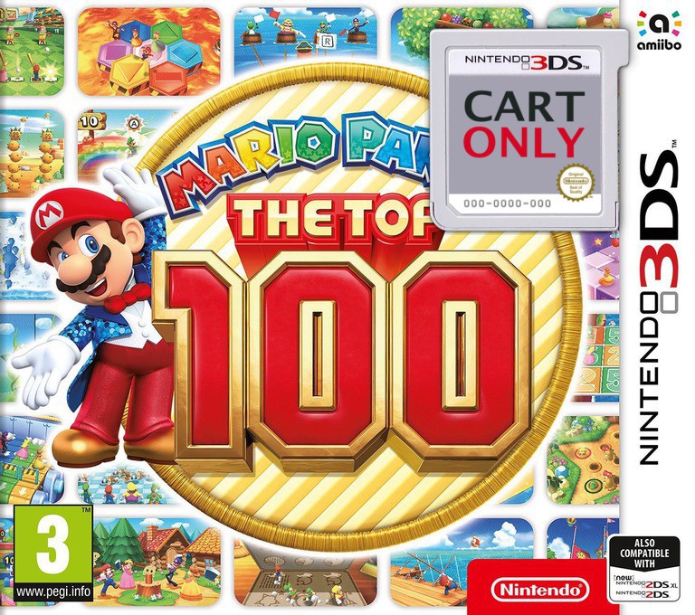 Mario Party: The Top 100 - Cart Only - Nintendo 3DS Games