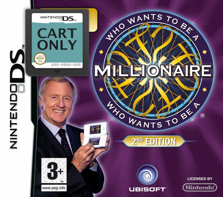 Who Wants to Be a Millionaire - 2nd Edition - Cart Only - Nintendo DS Games