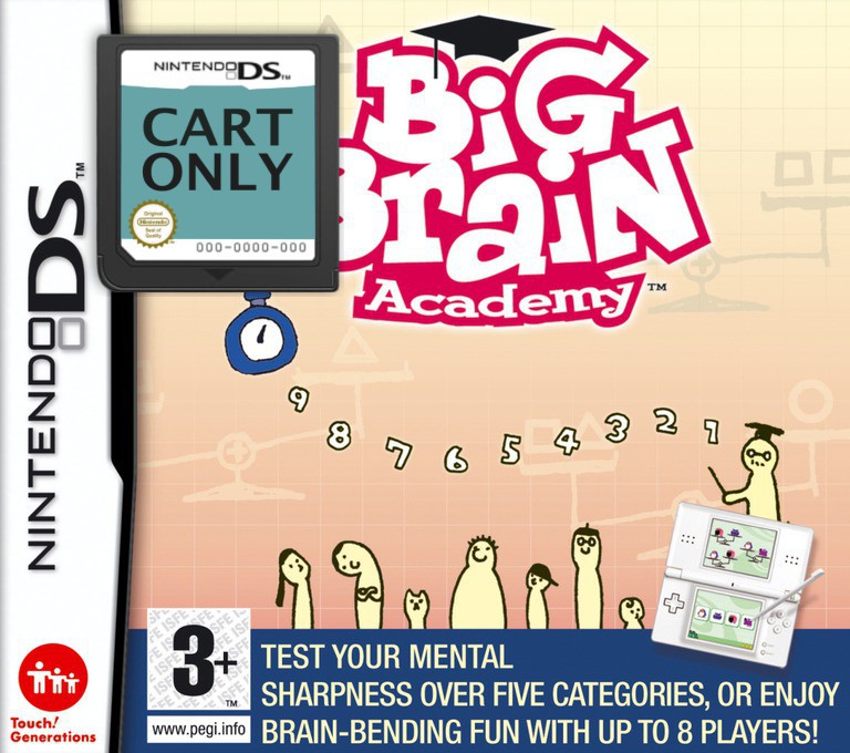 Big Brain Academy - Cart Only - Nintendo DS Games