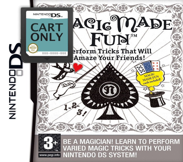 Magic Made Fun - Perform Tricks That Will Amaze Your Friends! - Cart Only - Nintendo DS Games