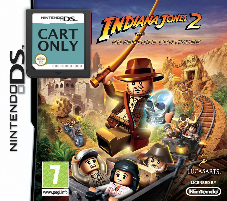 LEGO Indiana Jones 2 - The Adventure Continues - Cart Only - Nintendo DS Games