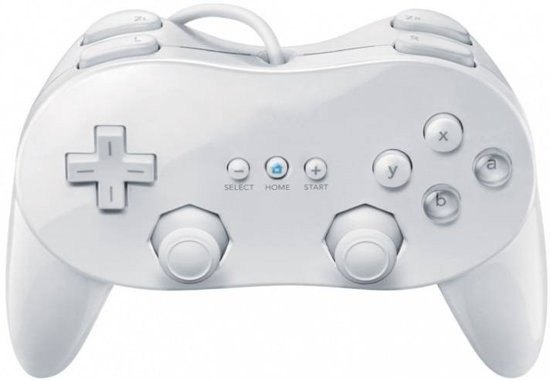 Aftermarket Classic Pro Controller voor Wii - Wit - Gebruikt - Wii Hardware