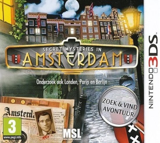 Secret Mysteries in Amsterdam - Nintendo 3DS Games