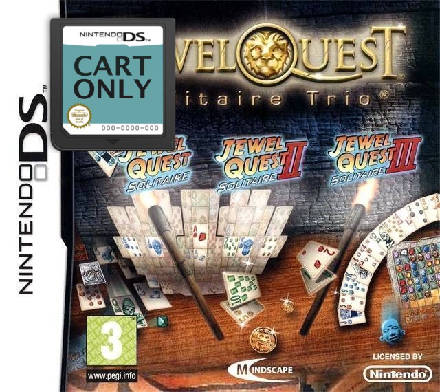 Jewel Quest Solitaire Trio - Cart Only - Nintendo DS Games