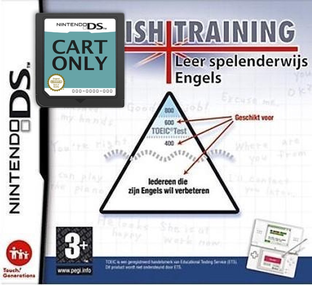 English Training Leer Spelenderwijs Engels - Cart Only - Nintendo DS Games