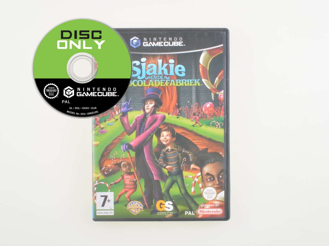 Sjakie en de Chocoladefabriek - Disc Only Kopen | Gamecube Games