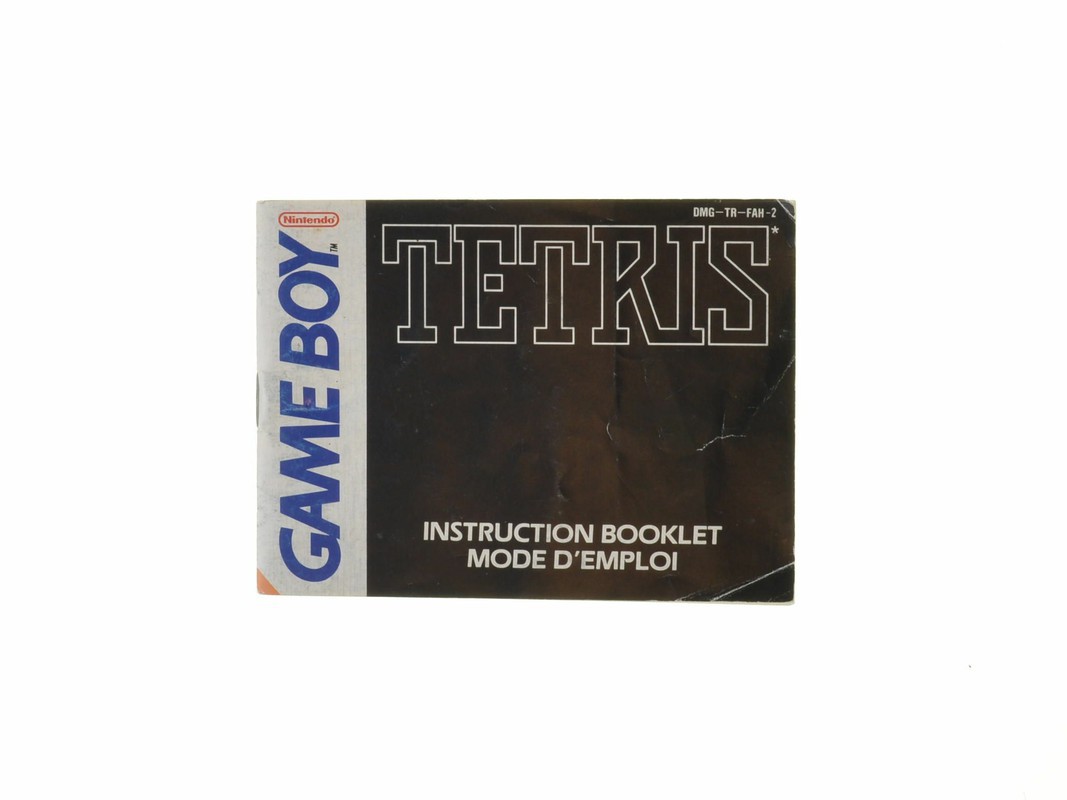 Tetris - Manual | Gameboy Classic Manuals | RetroNintendoKopen.nl