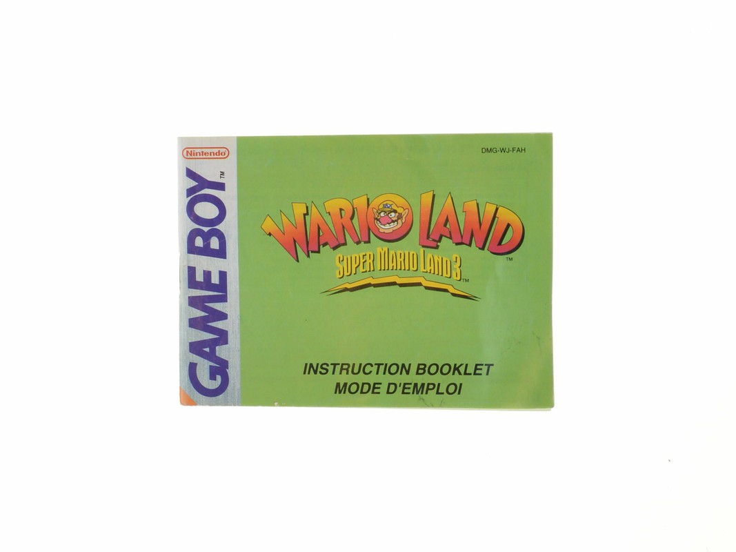 Super Mario Land 3 - Wario Land - Manual - Gameboy Classic Manuals