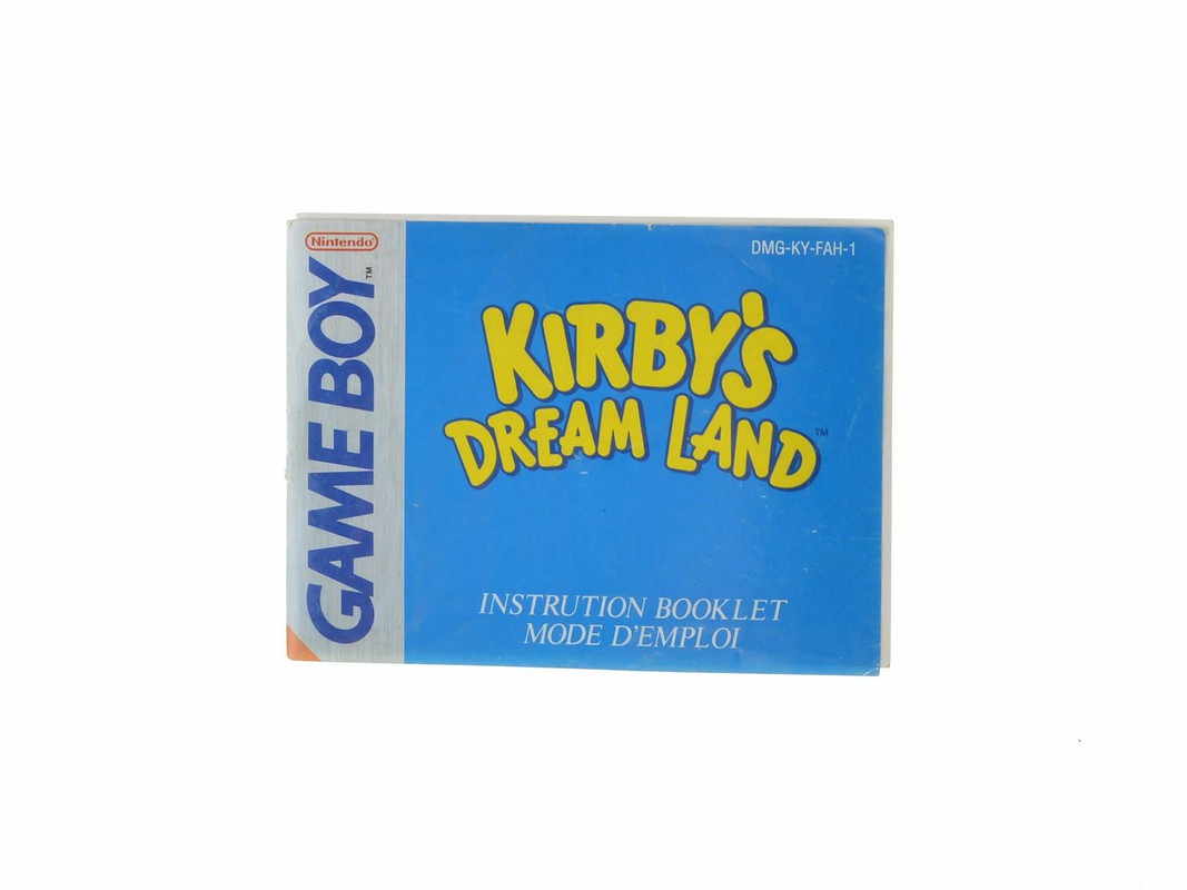 Kirby's Dreamland Kopen | Gameboy Classic Manuals