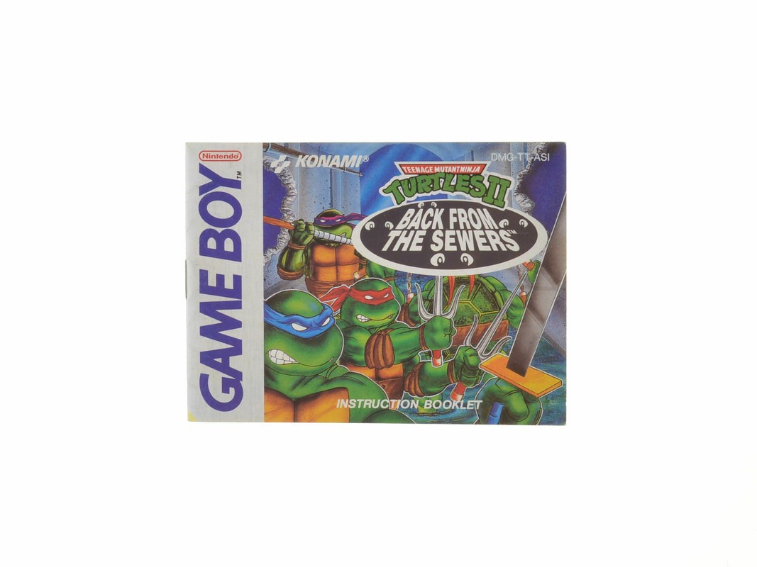 Turtles II Back from the Sewers - Manual - Gameboy Classic Manuals