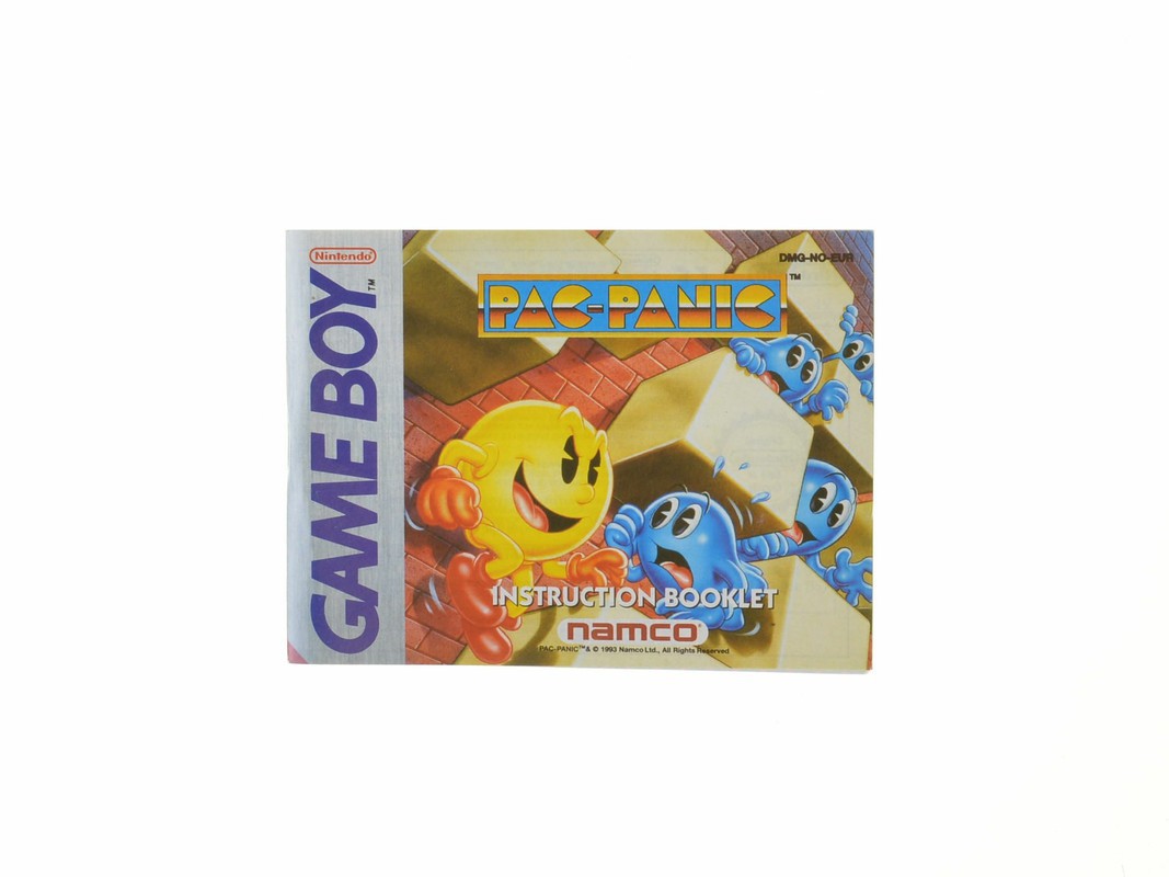 Pac-Panic - Manual Kopen | Gameboy Classic Manuals