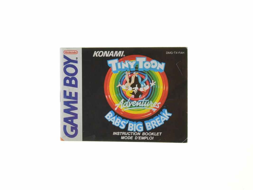 Tiny Toon Bab's Big Break - Manual - Gameboy Classic Manuals