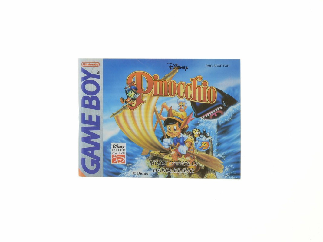Pinocchio - Manual - Gameboy Classic Manuals
