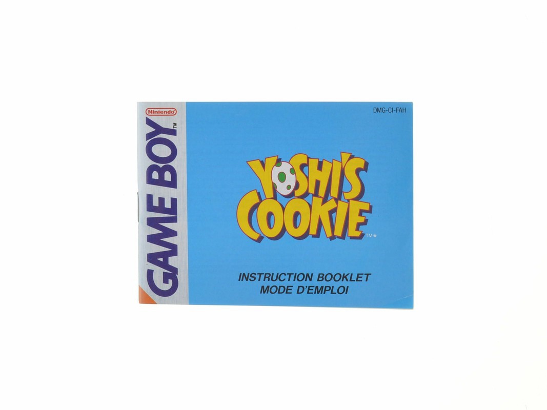 Yoshi's Cookie - Manual - Gameboy Classic Manuals