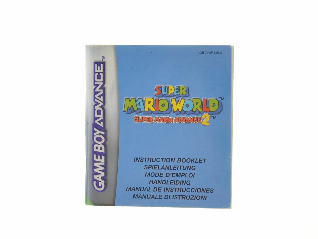 Super Mario Advance 2 - Super Mario World - Manual Kopen | Gameboy Advance Manuals