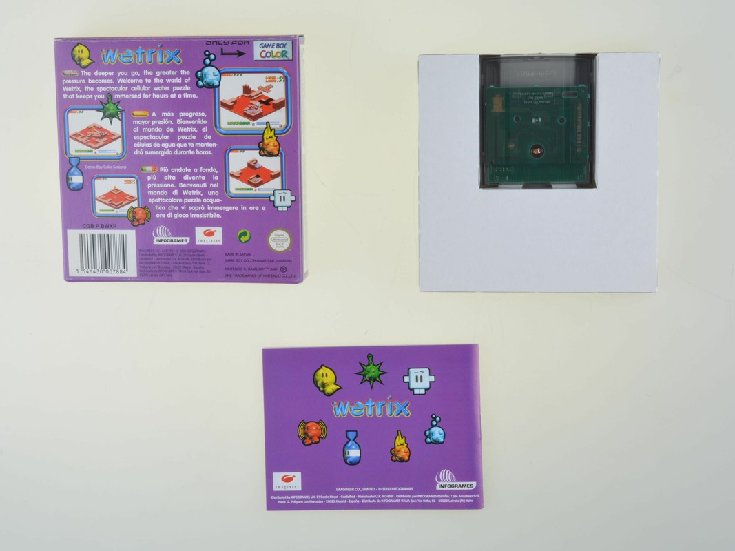 wetrix - Gameboy Color Games [Complete] - 2