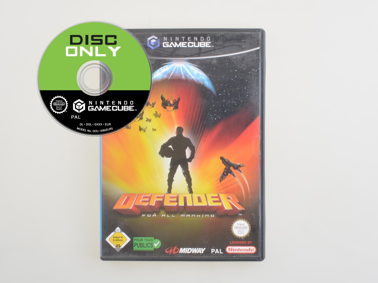 Defender For all Mankind - Disc Only - Gamecube Games