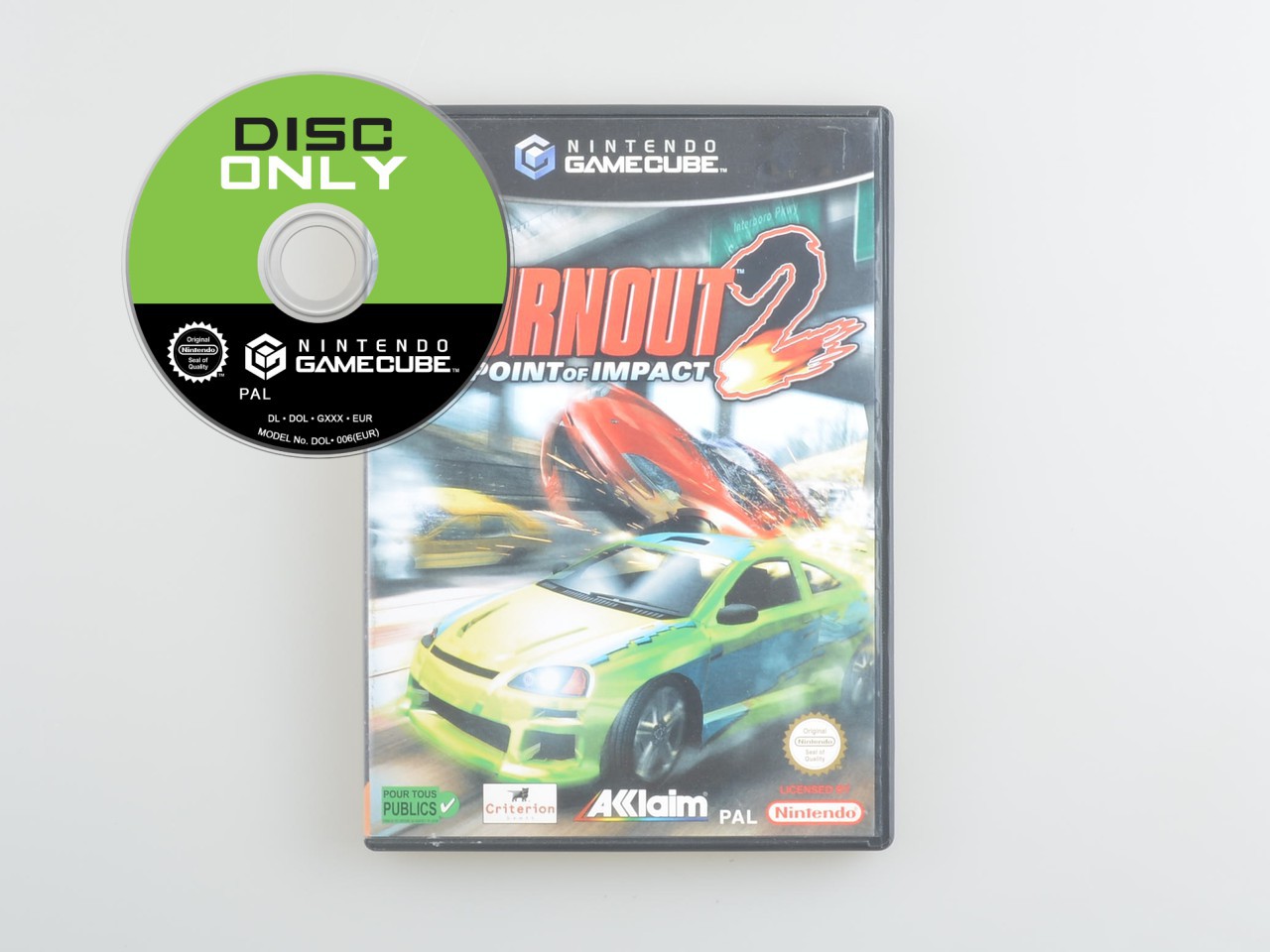 Burnout 2: Point of Impact - Disc Only - Gamecube Games