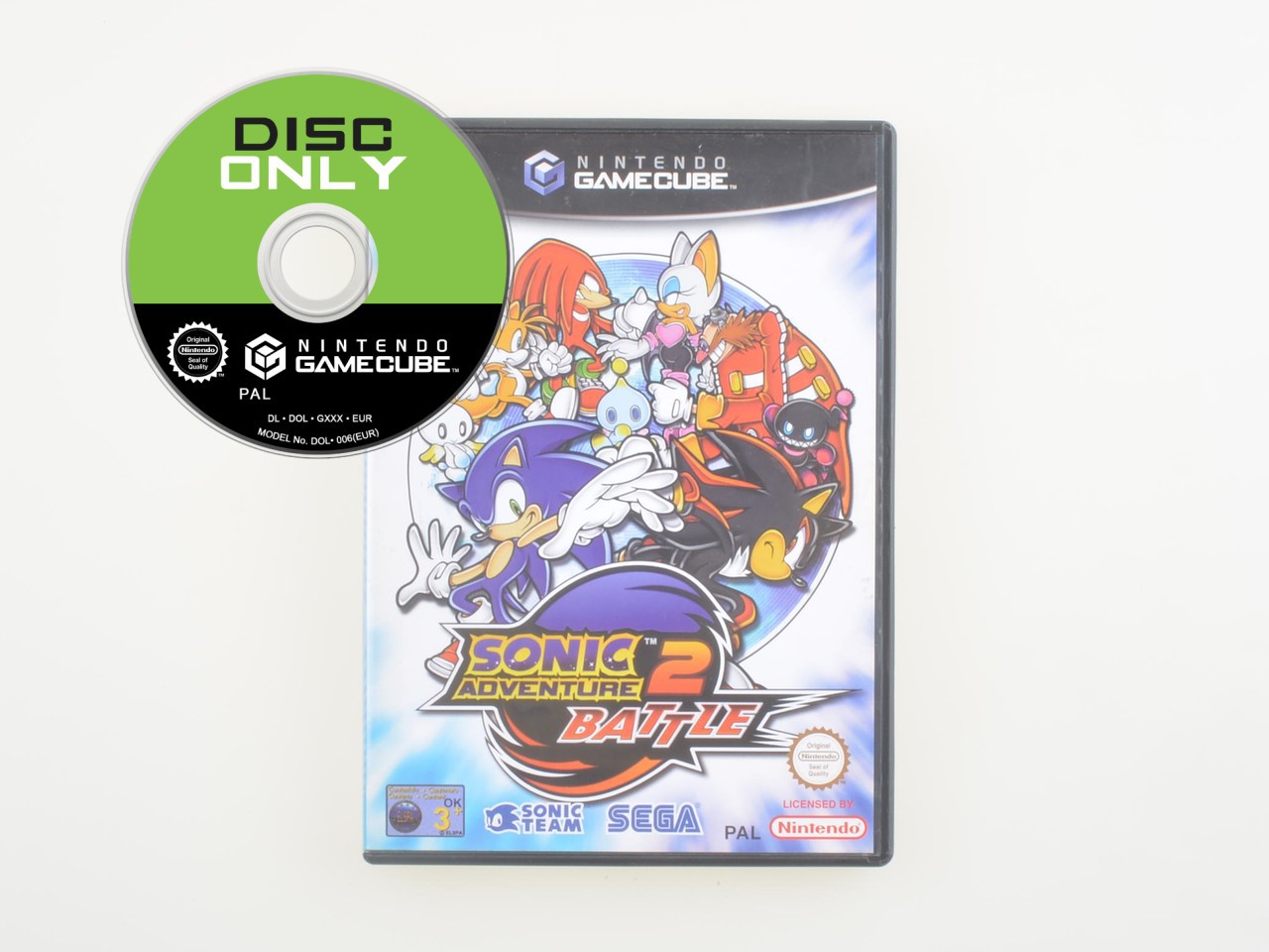 Sonic Adventure 2 Battle - Disc Only - Gamecube Games