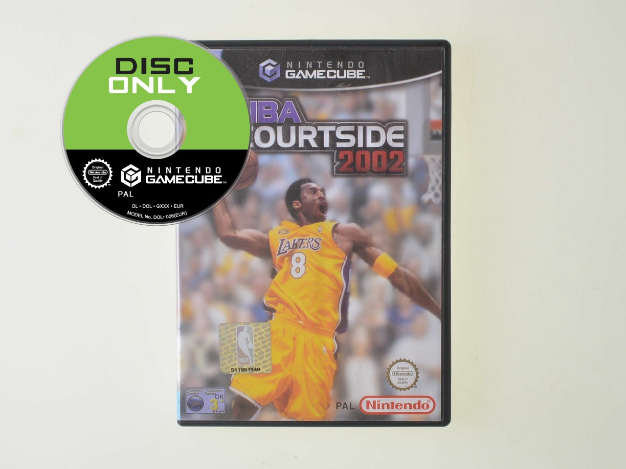 NBA Courtside 2002 - Disc Only - Gamecube Games