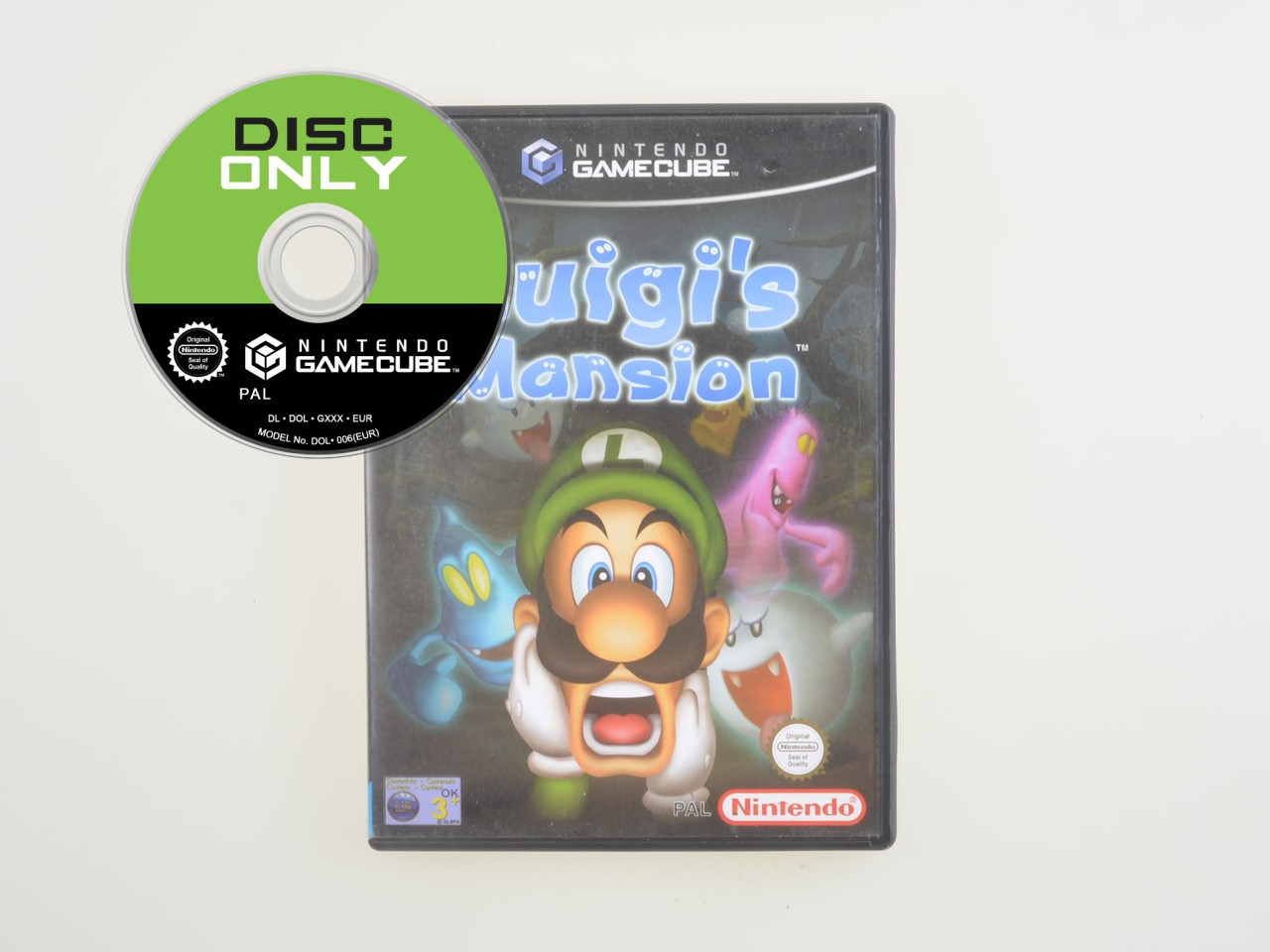 Luigi's Mansion - Disc Only - Gamecube Games